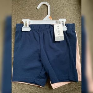 NWT Carter’s Girl’s 2 pack bike shorts Sz 7